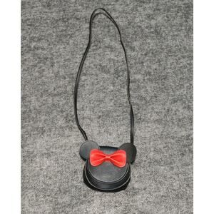 Minnie Mouse Small Cross Body Purse Bag Bow Snap